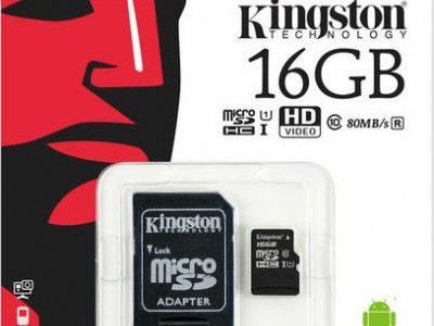 Карта памяти MicroSDHC 16 Gb Kingston
